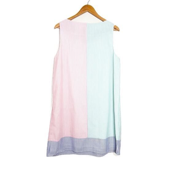 New with tag Vineyard Vines KY Derby Pastel Striped Sleeveless Preppy Mini Dress - Picture 8 of 16